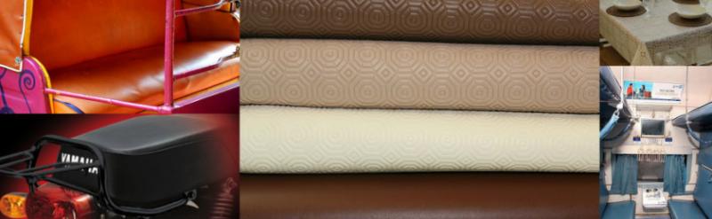 PVC SHEETING  and LEATHER CLOTH